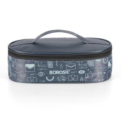 Borosil CarryFresh Lunch Bag For Lunch Box Set of 2, (280ml + 280ml), Flat