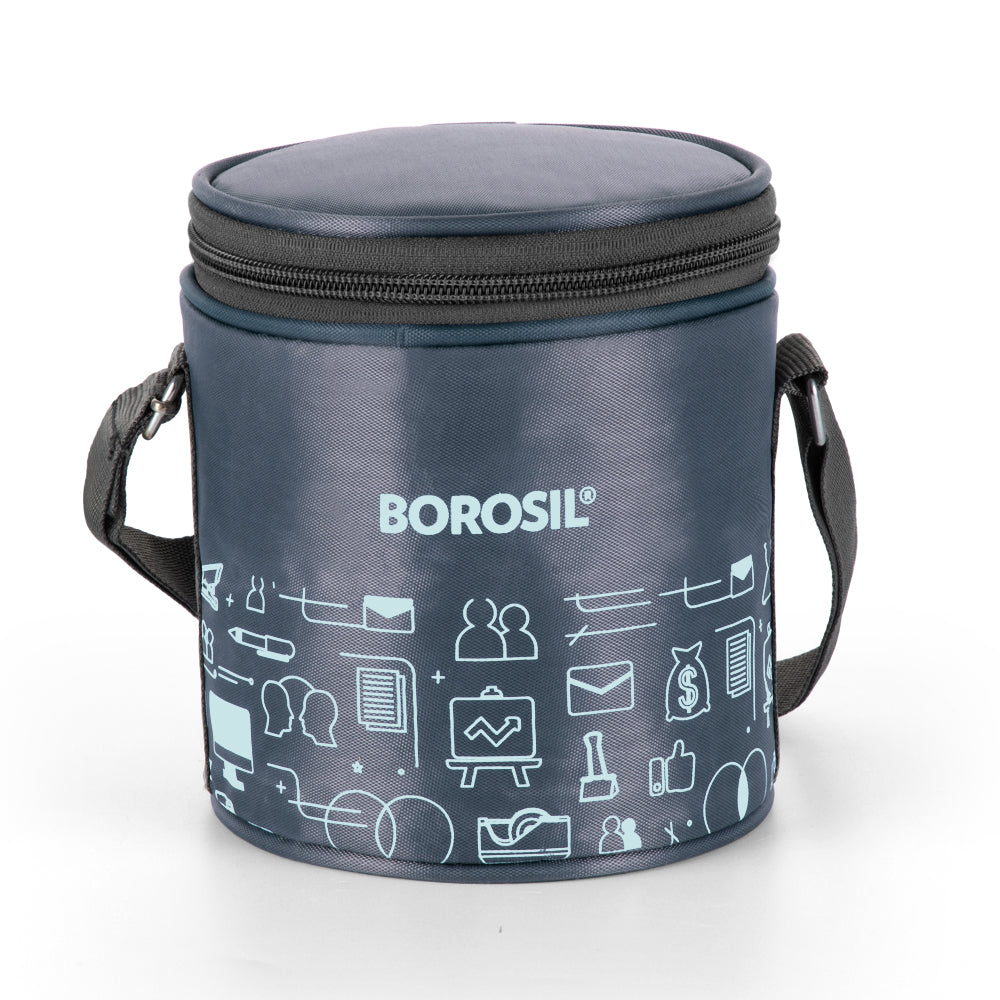 CarryFresh Lunch Bag For Lunch Box Set of 2, (280ml + 280ml), Tall (Only Bag)
