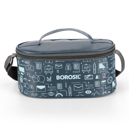 Borosil CarryFresh Lunch Bag For Lunch Box Set of 3, (475ml x 1 + 280ml x 2)