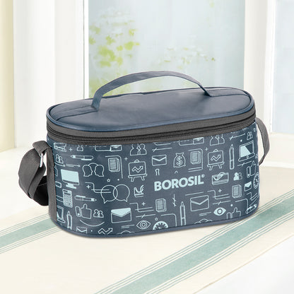 Borosil CarryFresh Lunch Bag For Lunch Box Set of 4, (280ml x 2 + 180ml x 2)