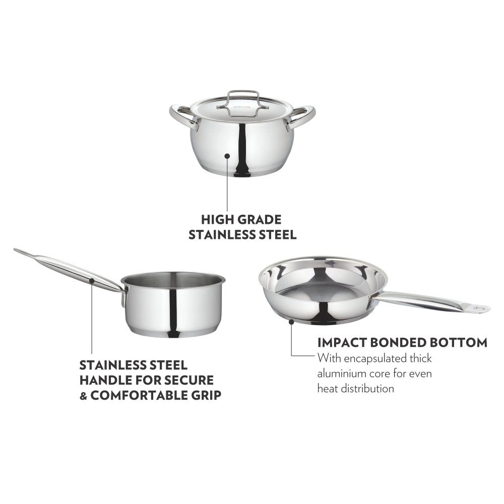 Borosil Cookfresh Impact Bonded Tasla