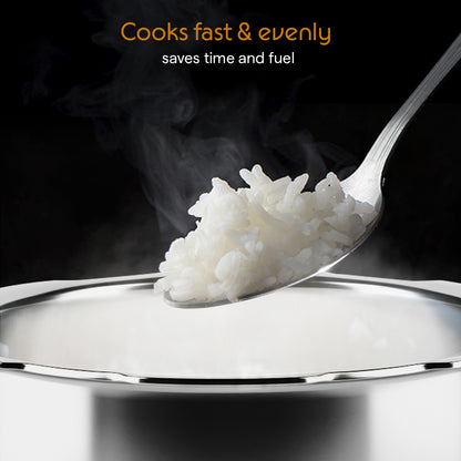 Borosil Presto Tri-Ply Outer Lid Pressure Cooker, 3 L