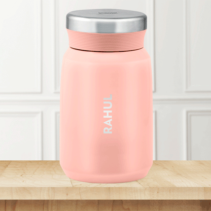 Personalised Carry Mate Food Jar, Pink