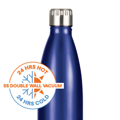 Bolt Trans Vacuum Insulated Bottle, Blue
