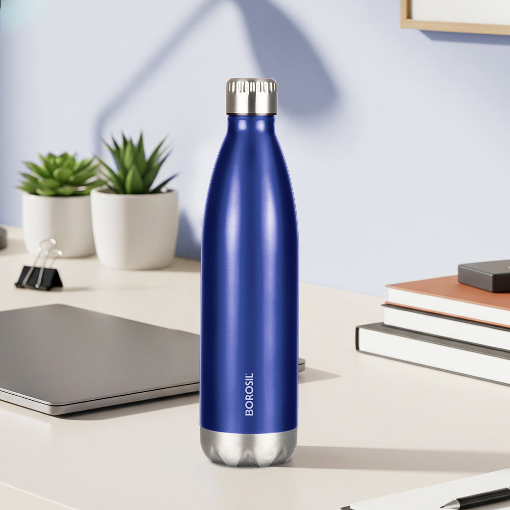 Bolt Trans Vacuum Insulated Bottle, Blue