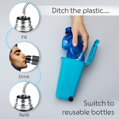 Thermo Double Wall Bottle, Matte Black