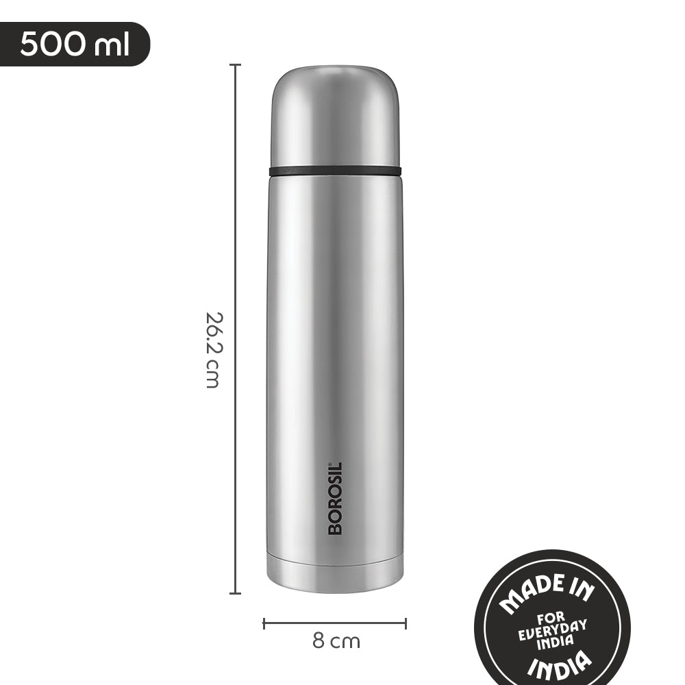 Thermo Flask Double Wall Bottle, Black CP