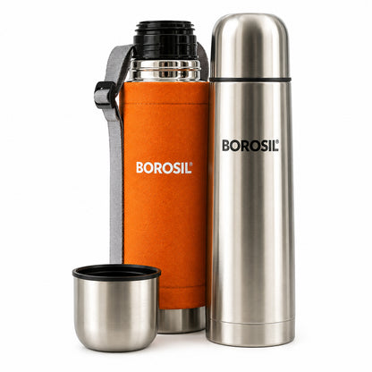 Thermo Flask Double Wall Bottle, Orange