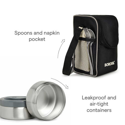 Hot n Fresh Round Stainless Steel Lunchbox