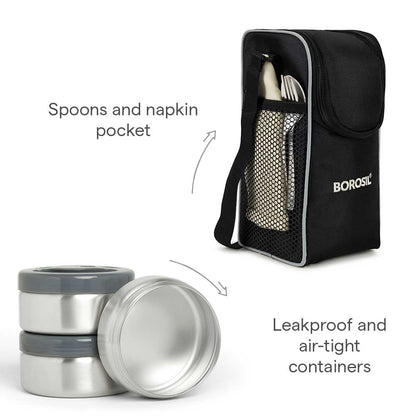 Personalised Hot n Fresh Round Stainless Steel Lunchbox