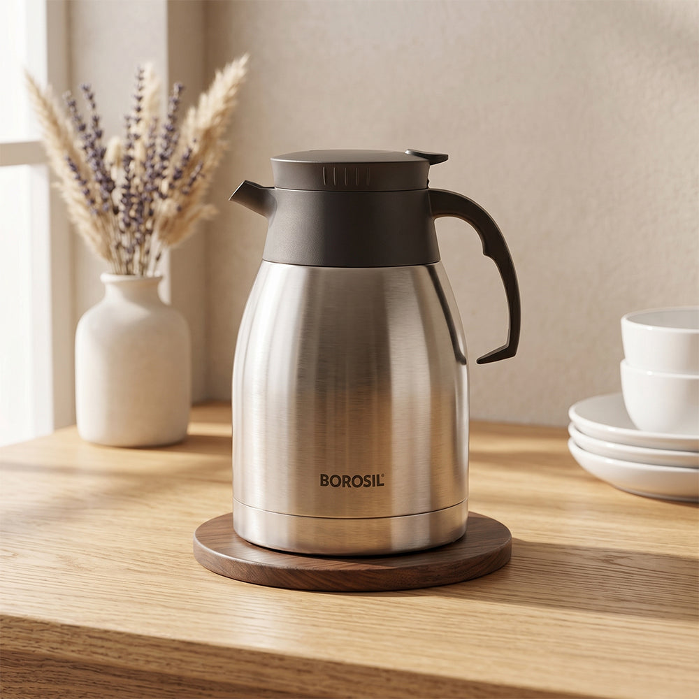 Stainless Steel Vaccum Insulated Tea Pot
