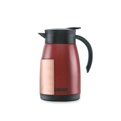 Borosil Insulated Tea Pot, Red, 1.5L