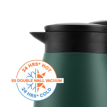 Vaccum Insulated Teapot, Olive