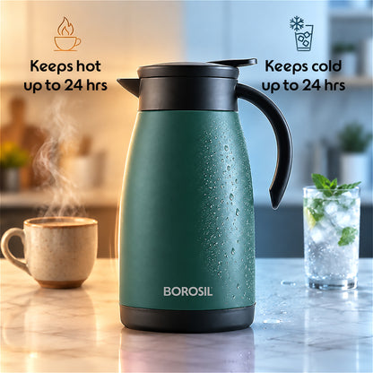 Vaccum Insulated Teapot, Olive