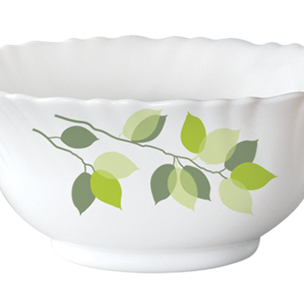 Larah by Borosil Green Leaves 19 pc Dinner Set
