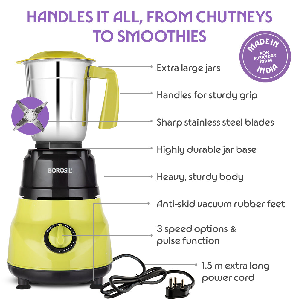 Borosil Max 500W Mixer Grinders