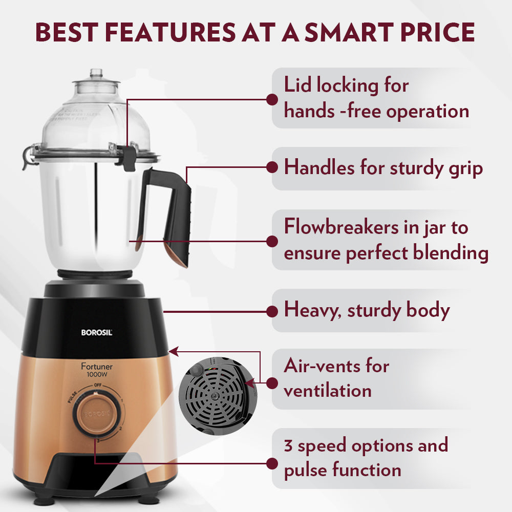 Super Mixer Grinder, Black