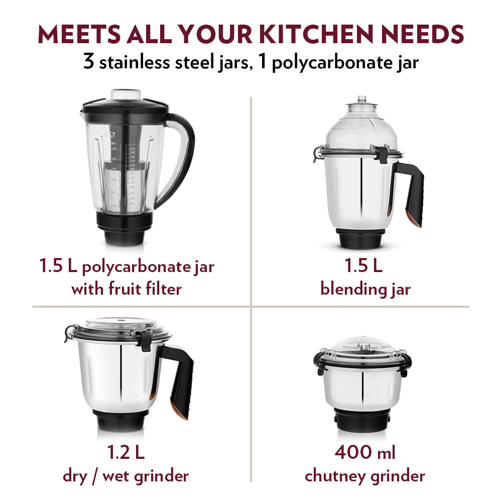 Super Mixer Grinder, Black