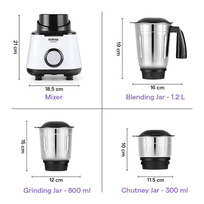 Super Mixer Grinder, Black