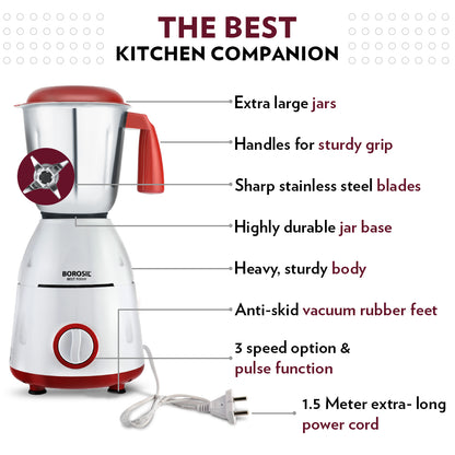 Powerful Mixer Grinder for Everyday Kitchen Use