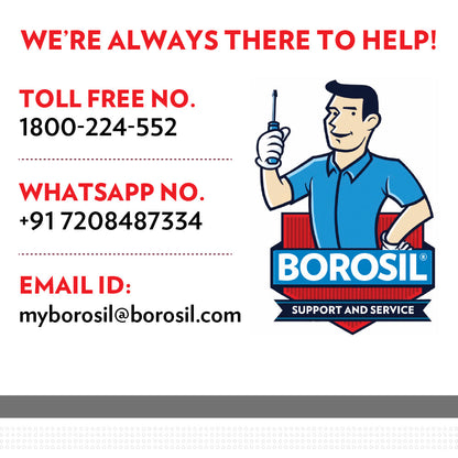 Borosil Pronto Hard Anodised Pressure Cooker, 5L