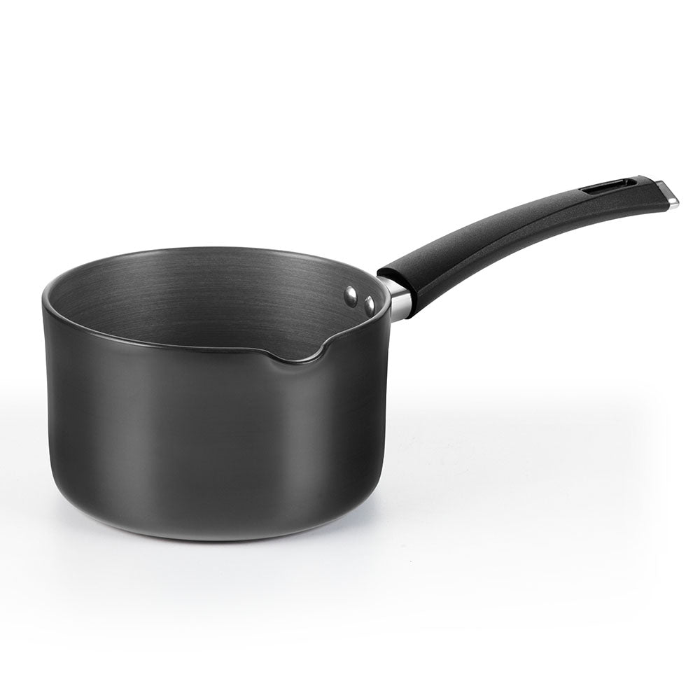 Hard Anodized Induction Base Spout Sauce Pan, 16 cm / 2L