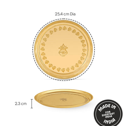 Tejas Pooja Brass Thali