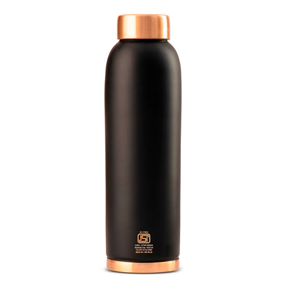 Personalised Eco Copper Bottle, Black
