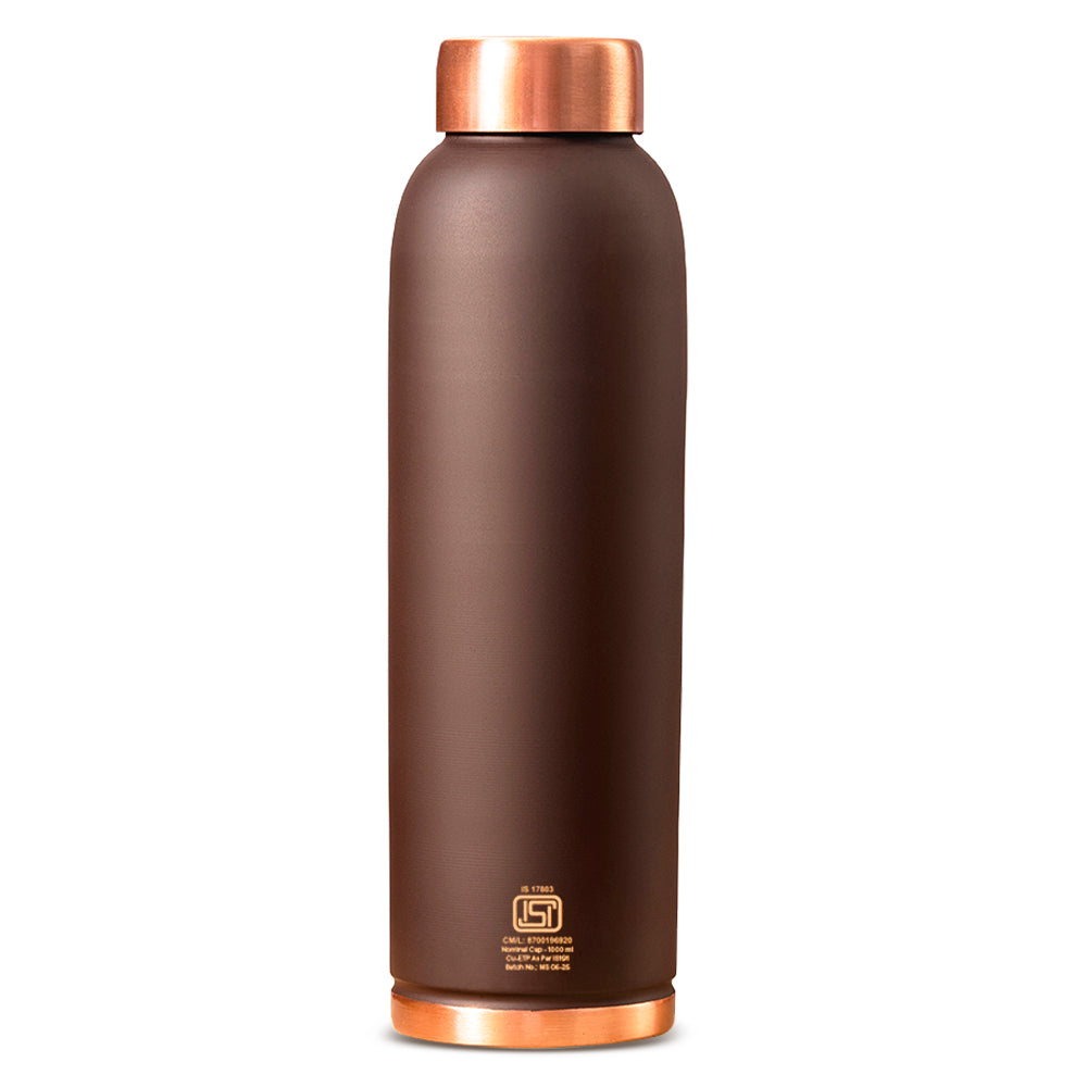 Borosil Eco Copper Bottle, Brown, 1L