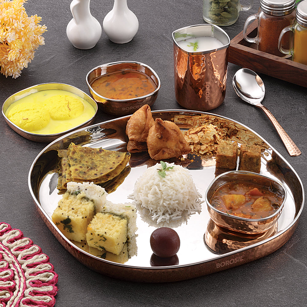 Borosil Fusion Thali Set, 6 pc Thali Set