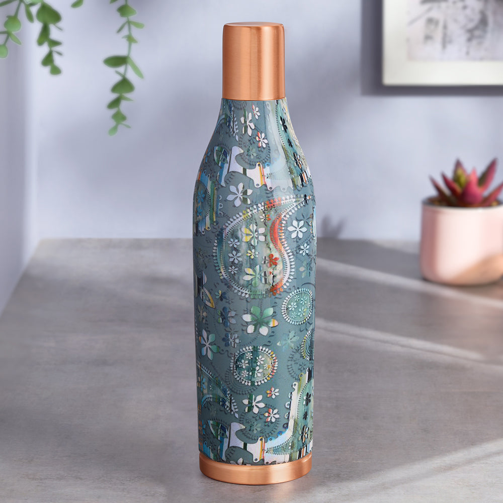 Gemini Vera Copper Bottle, 800ml