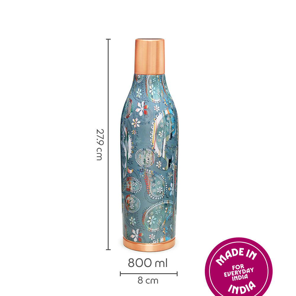 Gemini Vera Copper Bottle, 800ml