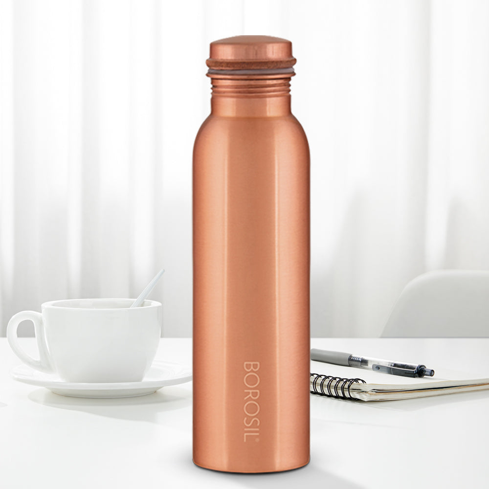 Borosil Copper Bottle, 1L