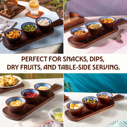 Mix Munch Platter Set, Blue