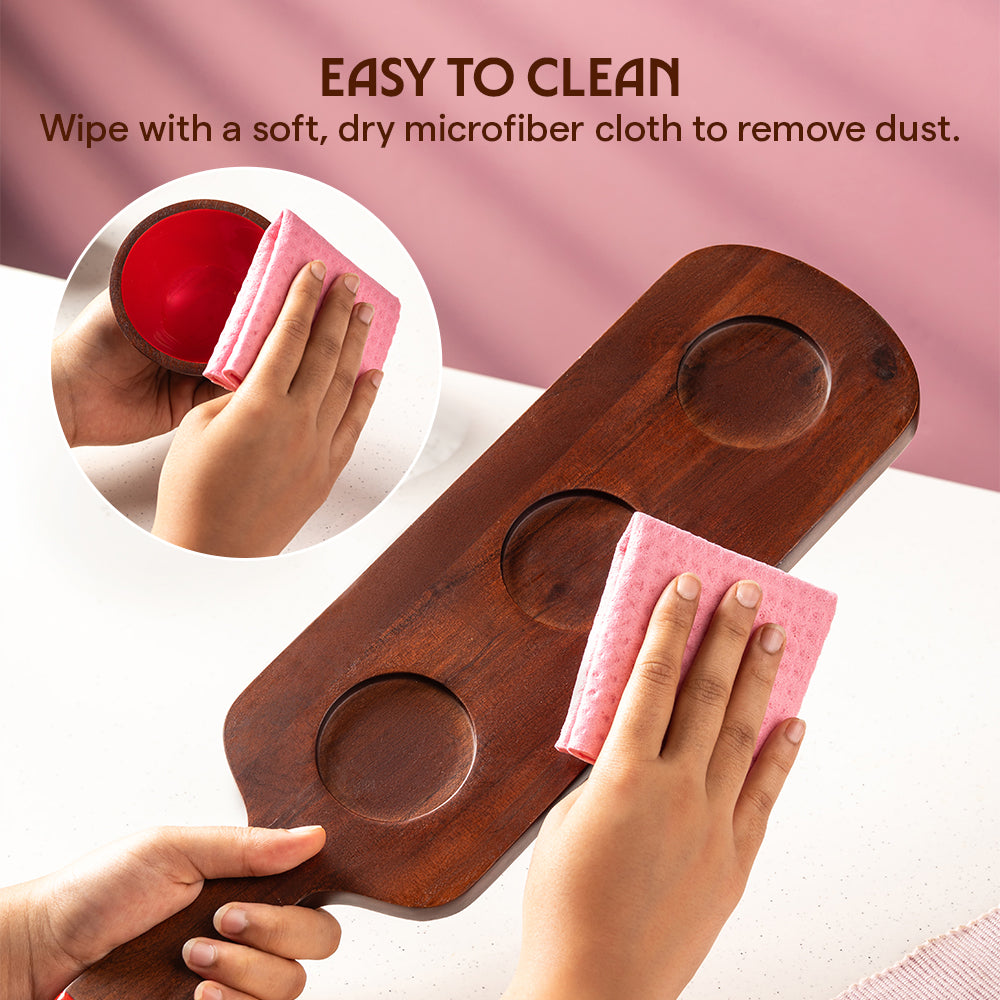 Mix Munch Platter Set, Red