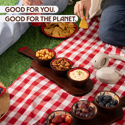 Mix Munch Platter Set, Red