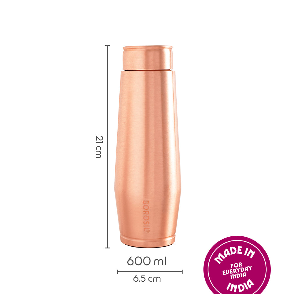 Orra-Plain Copper Bottle