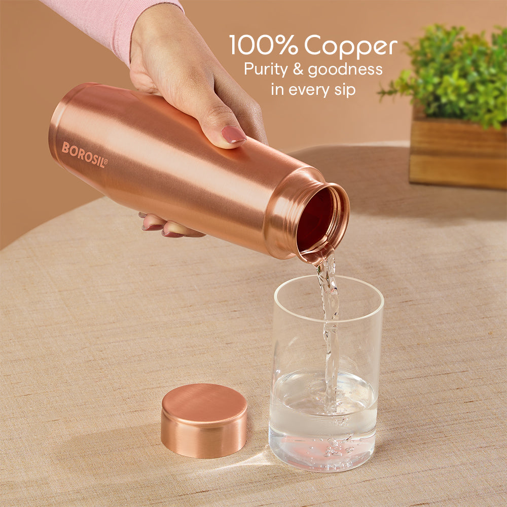 Orra-Plain Copper Bottle