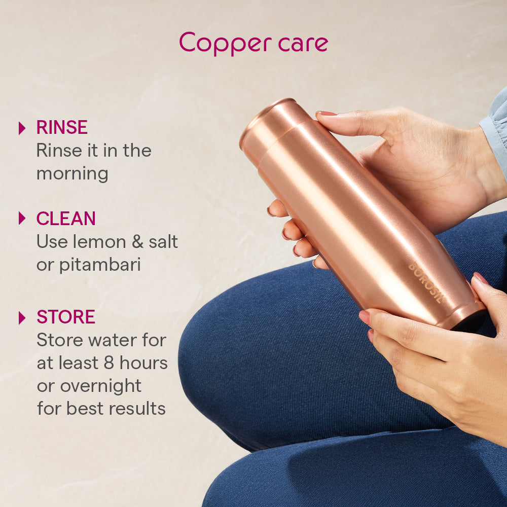 Orra-Plain Copper Bottle