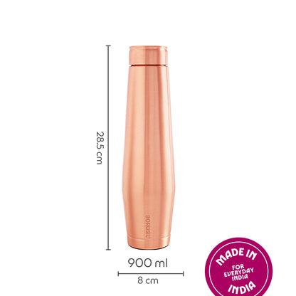 Orra Plain Copper Bottle, 950ml