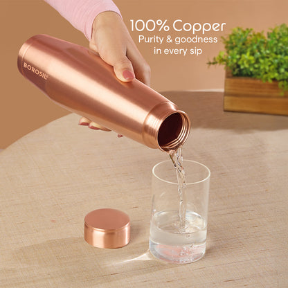 Orra Plain Copper Bottle, 950ml