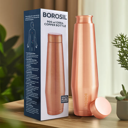 Orra Plain Copper Bottle, 950ml