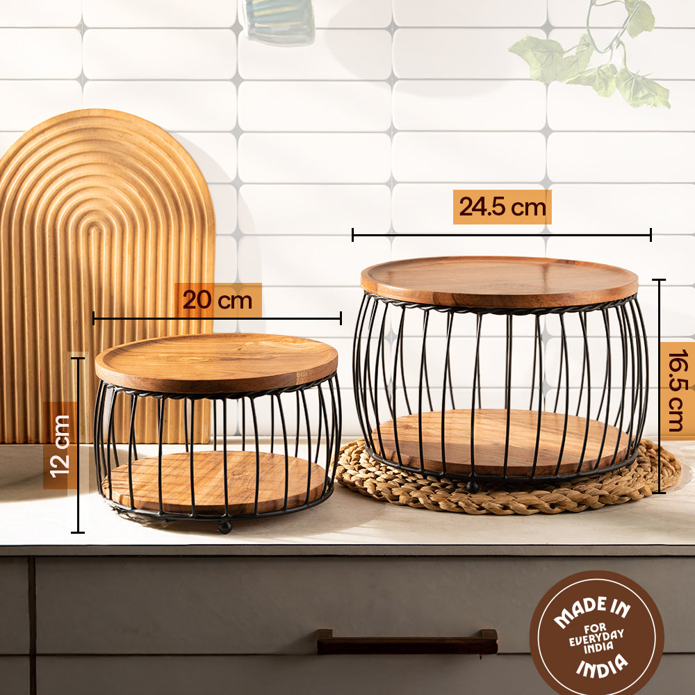 Orchard Fruit & Veggie Basket Set