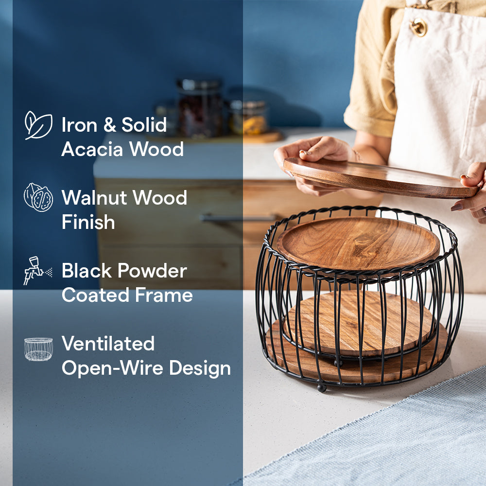 Orchard Fruit & Veggie Basket Set