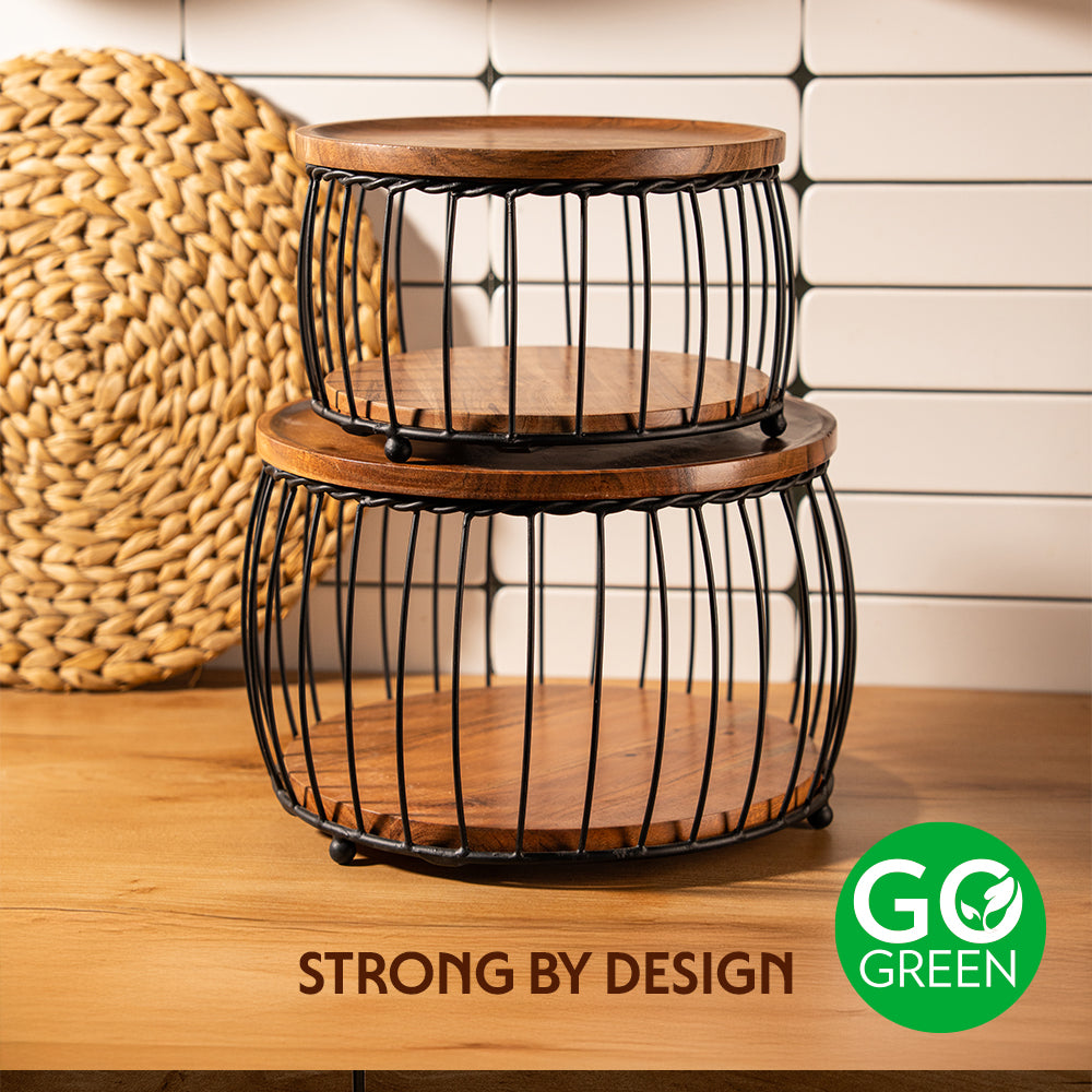 Orchard Fruit & Veggie Basket Set
