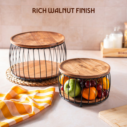 Orchard Fruit & Veggie Basket Set
