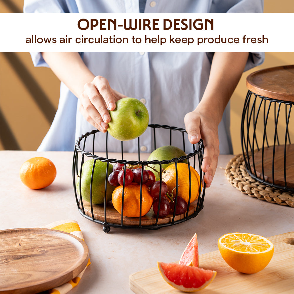 Orchard Fruit & Veggie Basket Set