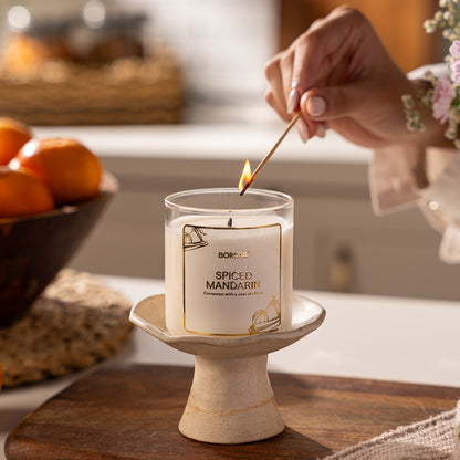 Cinnamon-Orange Soy Wax Candle