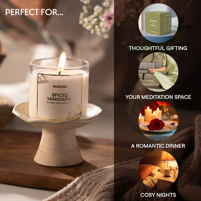 Cinnamon-Orange Soy Wax Candle