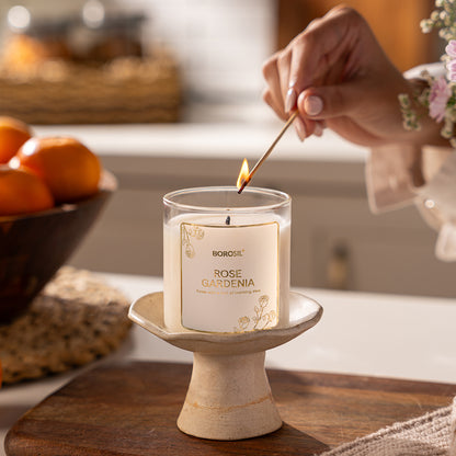 Rose Gardenia Soy Wax Candle